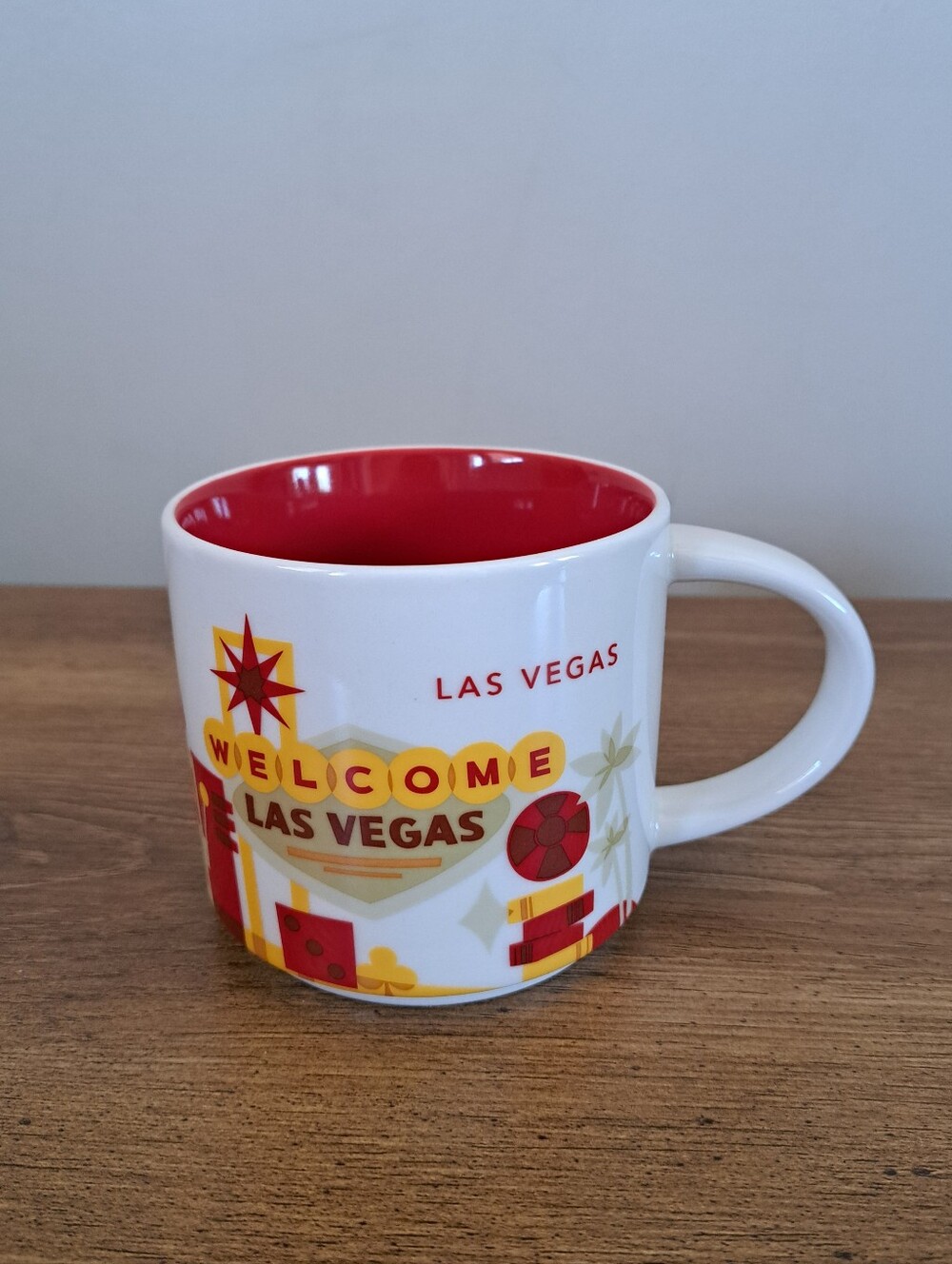 Starbucks You Are Here Collection Las Vegas Mug Ceramic Collectible 2015 YAH